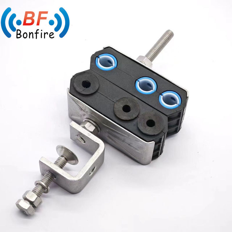 4.5-6mm 2* 7-22mm Three Saddles Hook Type Cable Feeder Clamp for Construction Projects
