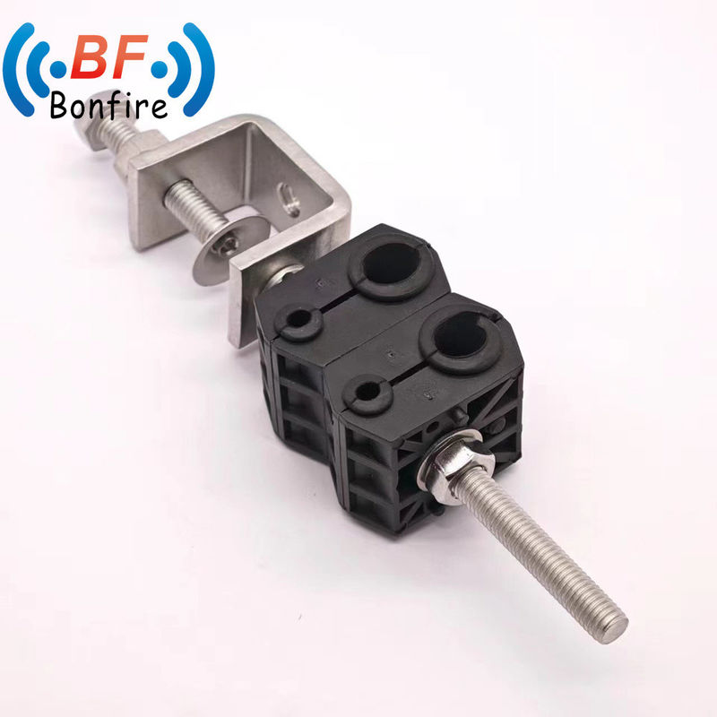 2*7-8mm 2* 7-22mm Four Saddles Hook Type Self Locking Feeder Cable Clamp KXK-XXXXX