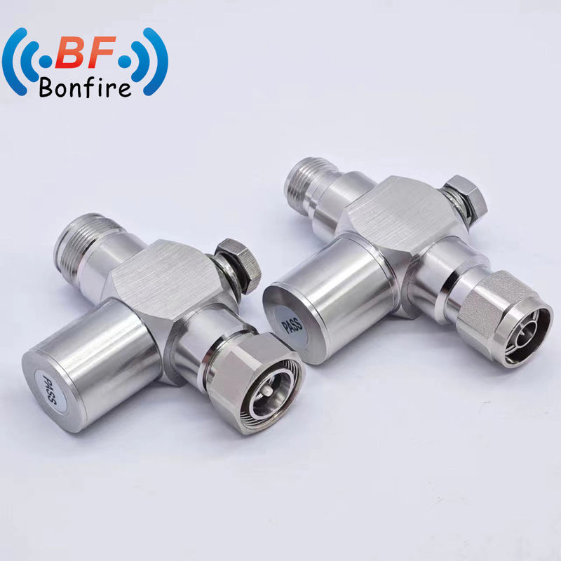 4.3-10 Male Plug Connector Surge Protector for N-F Interface and Wide Frequency Range