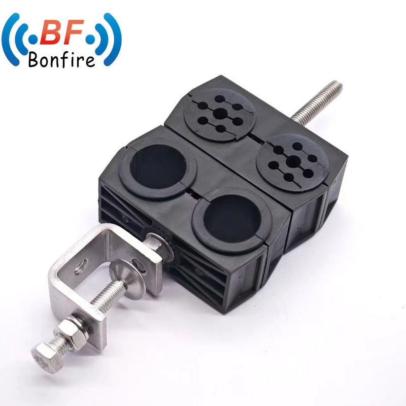 15.00cm * 6.00cm * 1.50cm Leaky Feeder Coaxial Cable Clamp for Easy Cable Management