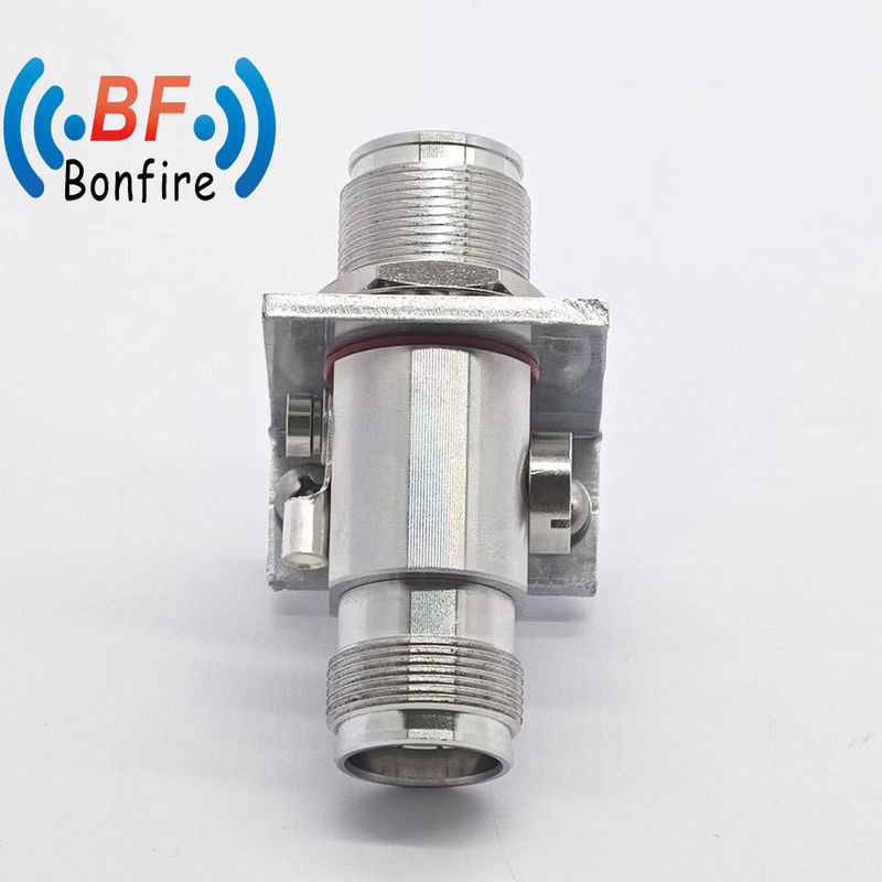 Secure N Male to RP-SMA Male RF Lightning Surge Protector for Dual Plug Cable Connector