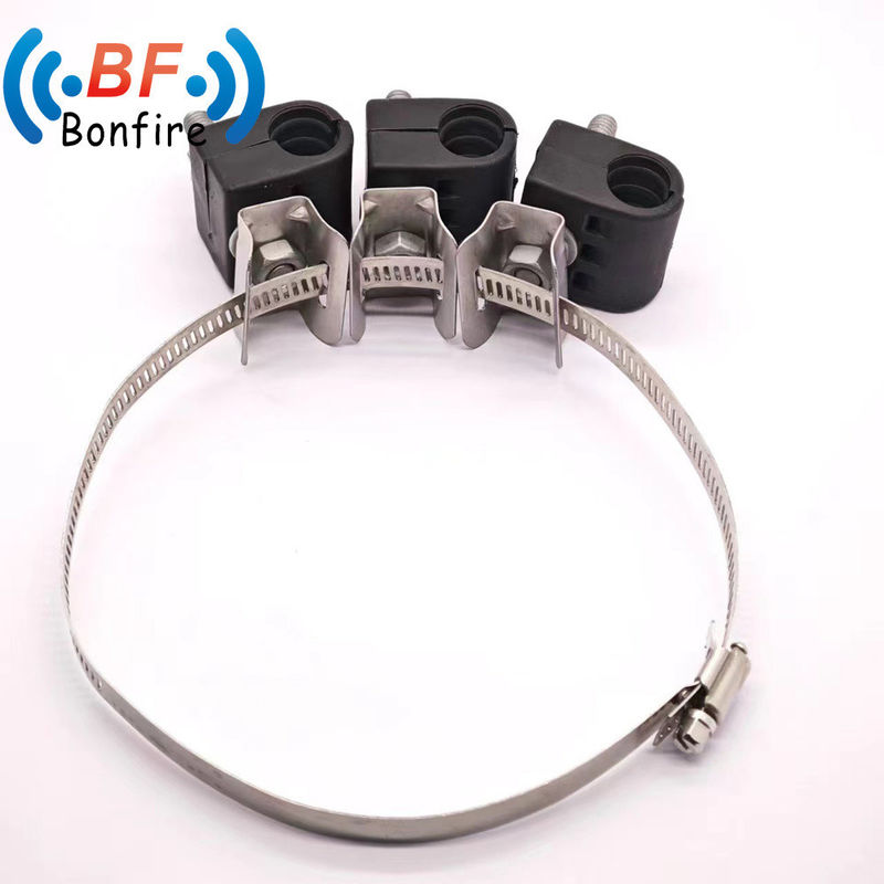 Rru Fixed Folder 1 Card 6 Feeder Cable Clamp Aluminium Cable Clamp Customized Options