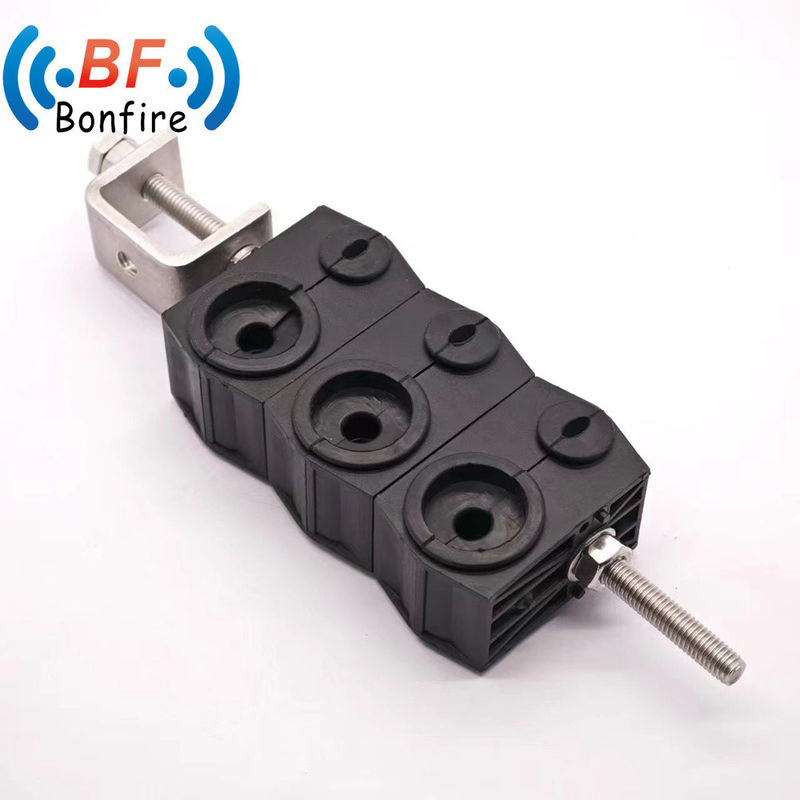 Plastic Feeder Clamp for Heliax Cable 1/2&quot; Ldf4-50A 3 Holes Per Holder OEM/ODM Production