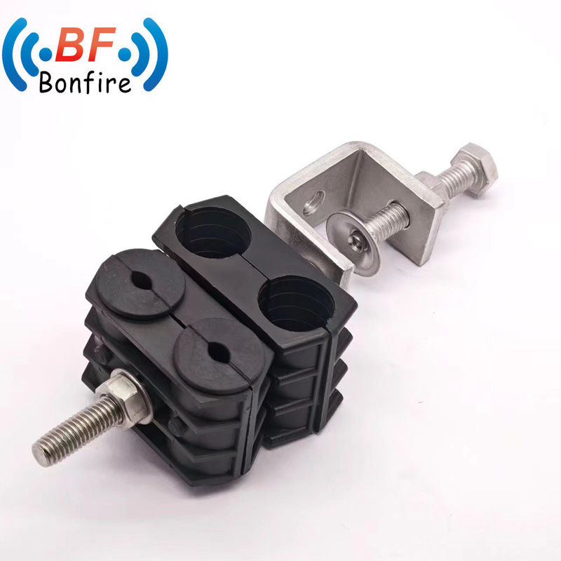 0.410kg Miniature Telecom Tower Ss 304 Feeder Cable Clamp for and Durable Performanc