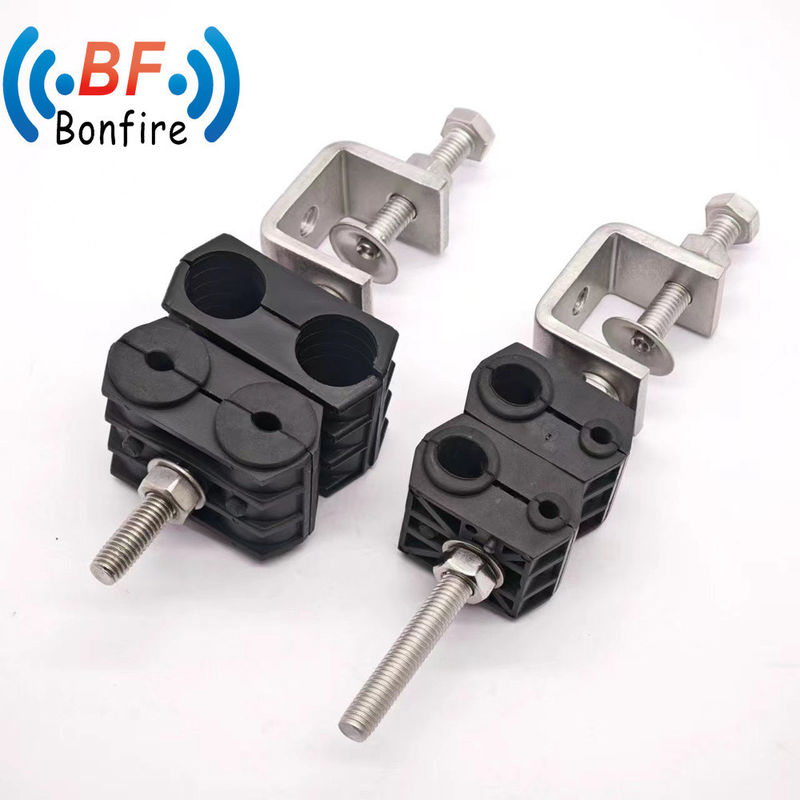 Single Hole Single Cable Clamp for Telecom Tower Rru Power Cable 0.410kg Gross Weight