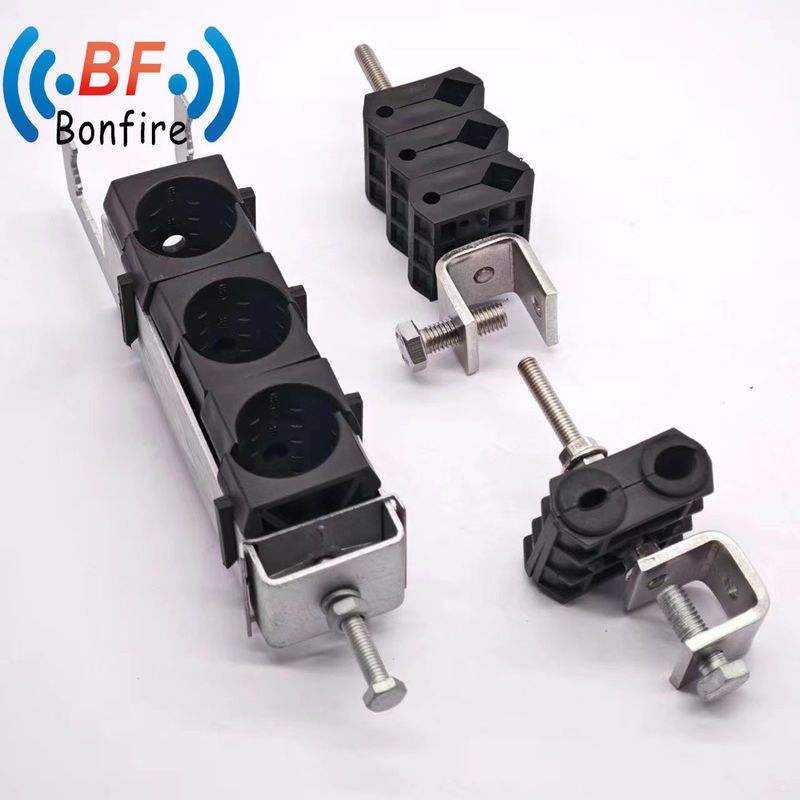 KXK-XXXXX Plastic LMR400 Cable Device with Feeder Clamp 3/8&quot; Cable Clamp and Plastic