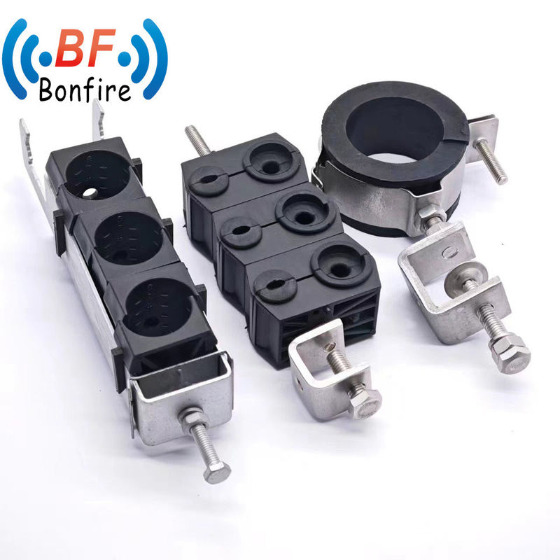 Single Hole Single Cable Clamp O Type Z-FCC-Hw15 with Rubber Double Feeder Clamp 1/2&quot; F