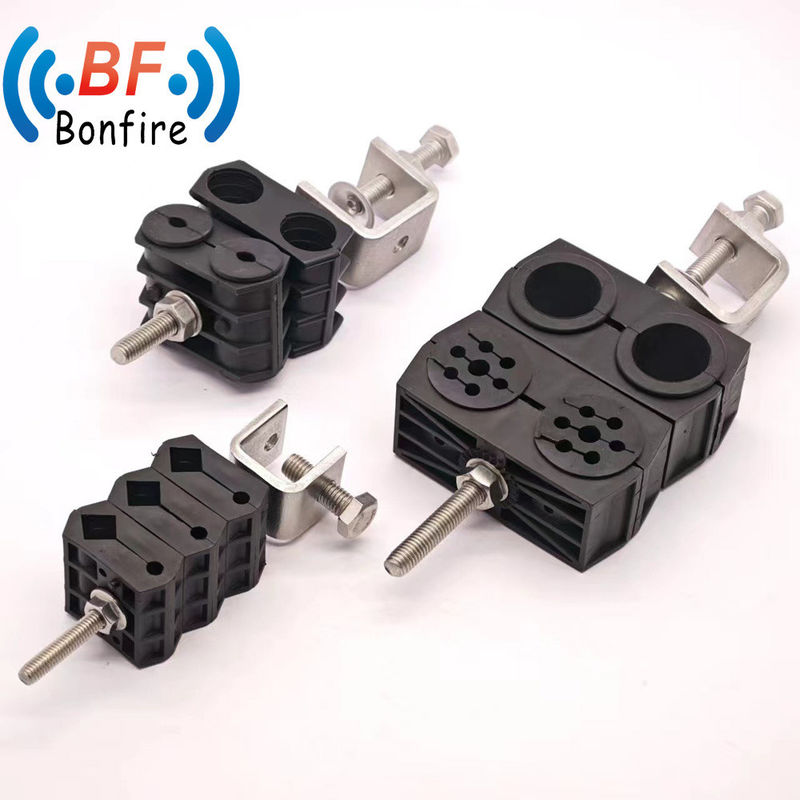 Single Hole Construction Type Rru Fiber Power Cable Clamp Feeder Clamp OEM/ODM Production