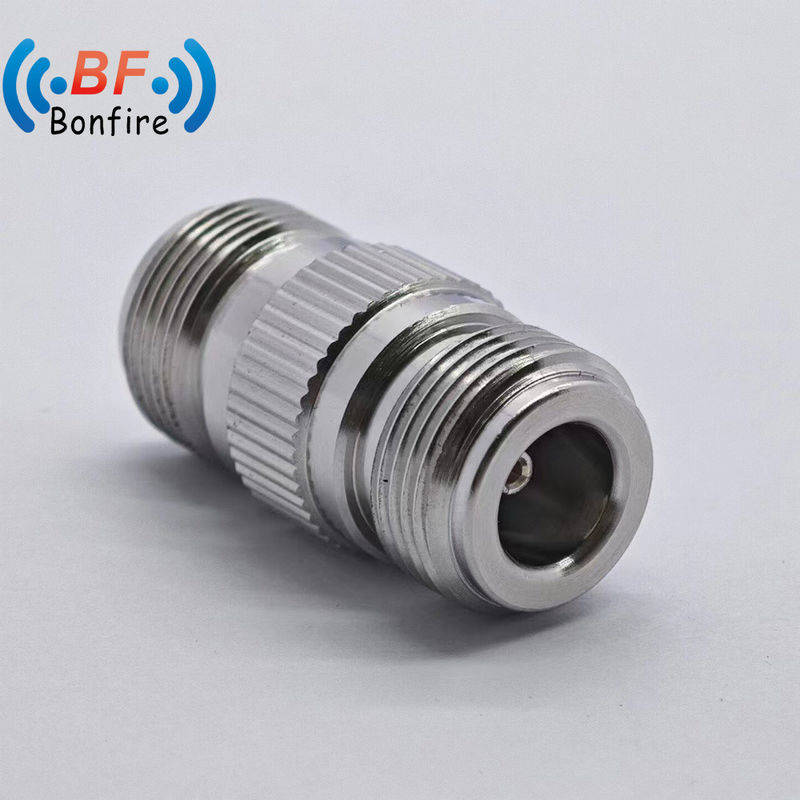 Customized Straight DIN Female RF Adaptor DC-4GHz Connector with Full RoHS Compliance