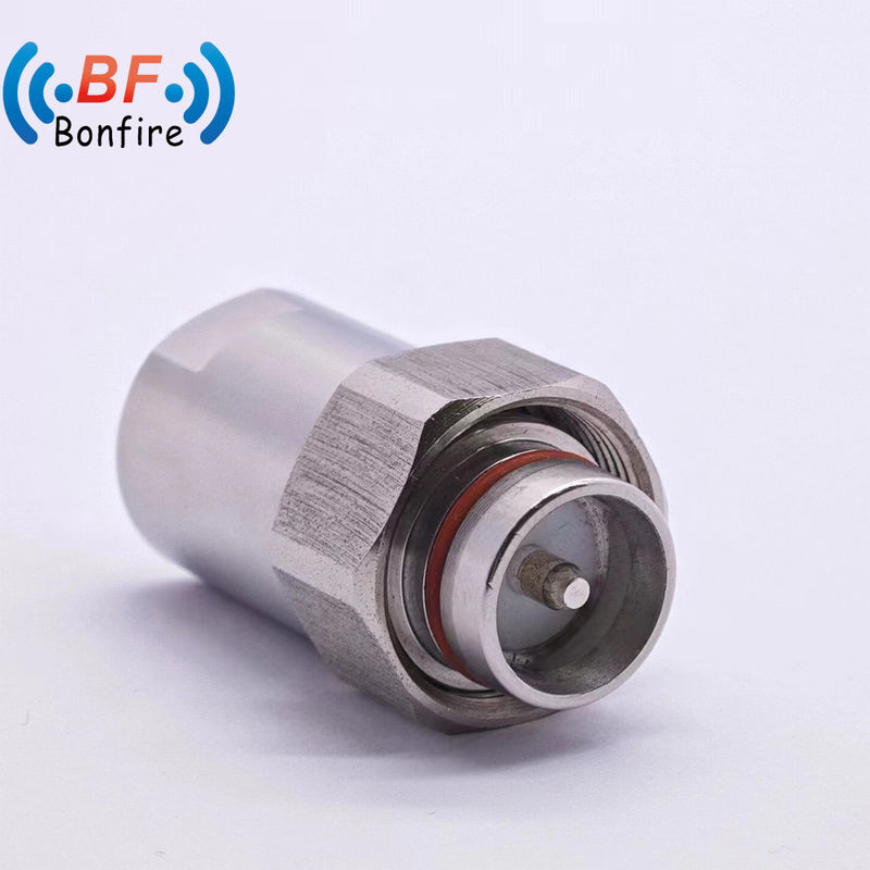 Insertion Loss 0.25dB DC-4GHz N Straight Male Connector for 7/8 prime Flexible Cable