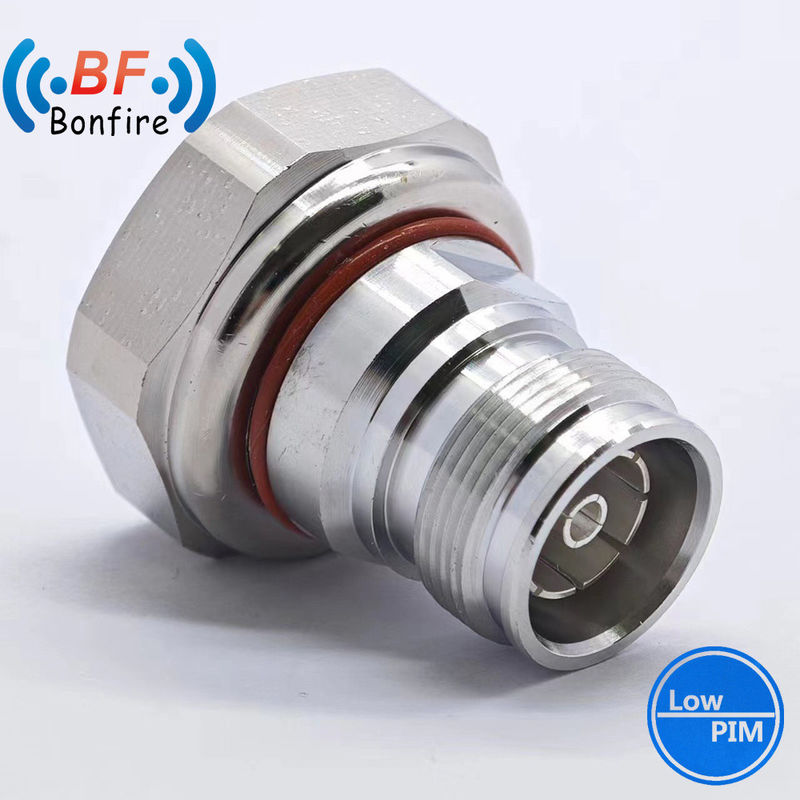 Waterproof RF Connector DC-4GHz -155dbc N Female to 4.3-10 Male RF Adaptor IP 67